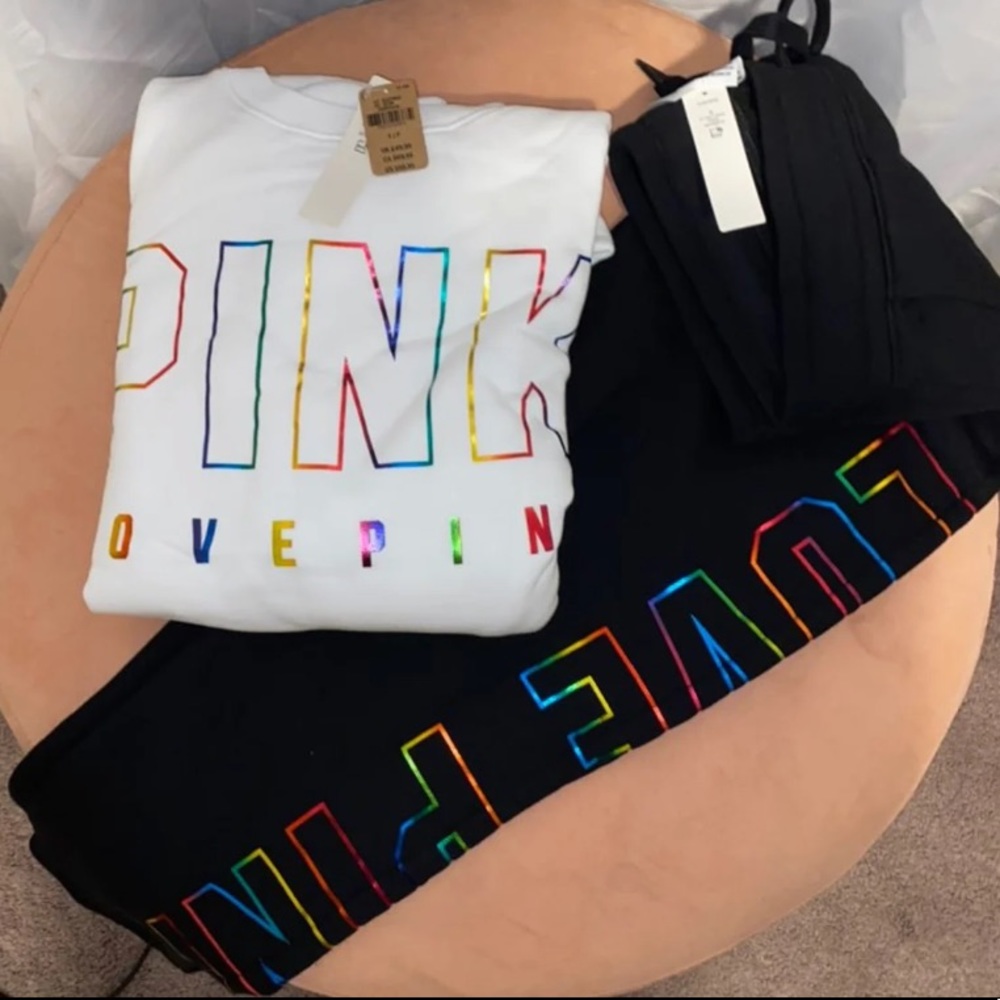 PINK•Limited Edition 🌈Rainbow Foil Set🌈